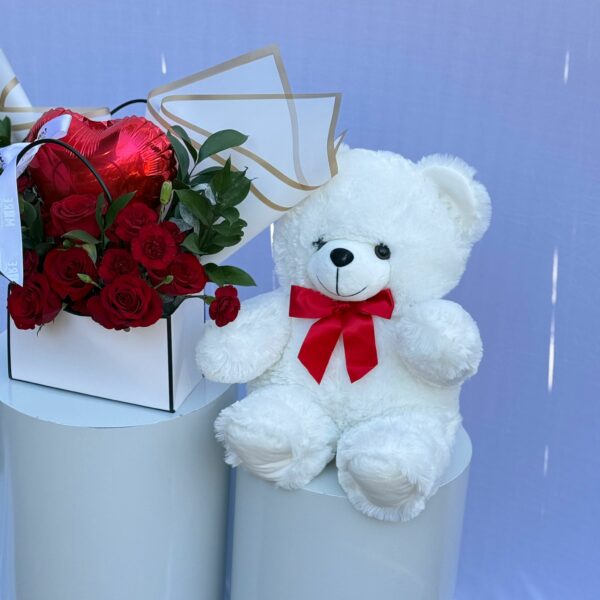 18' Teddy bear WHITE - Image 3